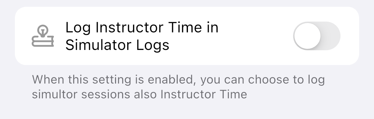 Instructor Time Setting